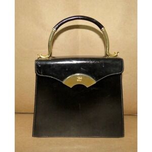 Vintage Karl Lagerfeld Black Kelly Bag